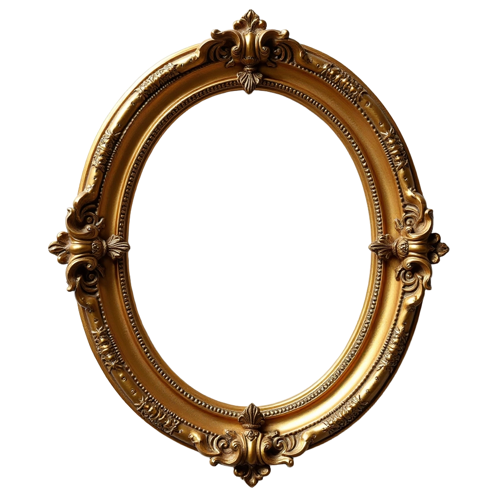 Ornate Oval Frame